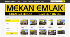 Desktop Screenshot of mekanemlakgaziantep.com